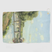 Le Pont du Chemin de Fer Camille Pissarro Golfhanddoek (Horizontaal)