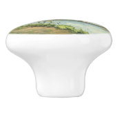 Le Pont du Chemin de Fer Camille Pissarro Keramische Knop (Zijkant)