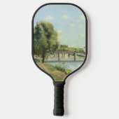Le Pont du Chemin de Fer Camille Pissarro Pickleball Paddle (Achterkant)