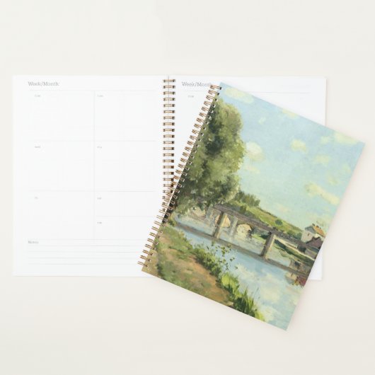 Le Pont du Chemin de Fer Camille Pissarro Planner (Display)