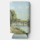 Le Pont du Chemin de Fer Camille Pissarro Seltzer Blikjeskoeler (Achterkant)