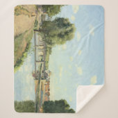 Le Pont du Chemin de Fer Camille Pissarro Sherpa Deken (Voorkant)