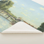 Le Pont du Chemin de Fer Camille Pissarro Sherpa Deken (3/4)