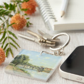 Le Pont du Chemin de Fer Camille Pissarro Sleutelhanger (Voorkant Rechts)