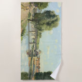 Le Pont du Chemin de Fer Camille Pissarro Strandlaken (Voorkant)