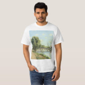 Le Pont du Chemin de Fer Camille Pissarro T-shirt (Voorkant volledig)
