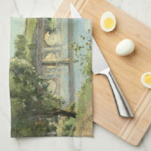Le Pont du Chemin de Fer Camille Pissarro Theedoek (Quarter Fold)