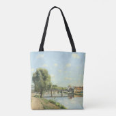 Le Pont du Chemin de Fer Camille Pissarro Tote Bag (Achterkant)