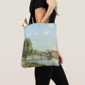 Le Pont du Chemin de Fer Camille Pissarro Tote Bag (Dichtbij)