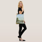 Le Pont du Chemin de Fer Camille Pissarro Tote Bag (Op model)