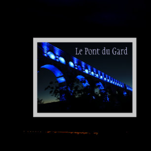 Le Pont du Gard Aqueduct, Avondlichtshow Briefkaart