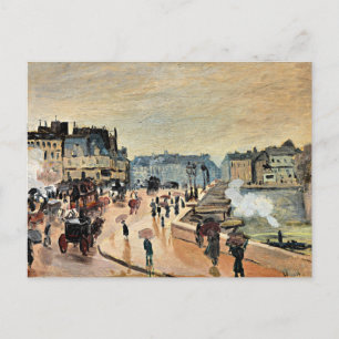 Le Pont Neuf door Claude Monet Briefkaart