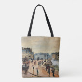 Le Pont Neuf door Claude Monet Tote Bag (Achterkant)