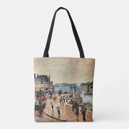 Le Pont Neuf door Claude Monet Tote Bag (Achterkant)