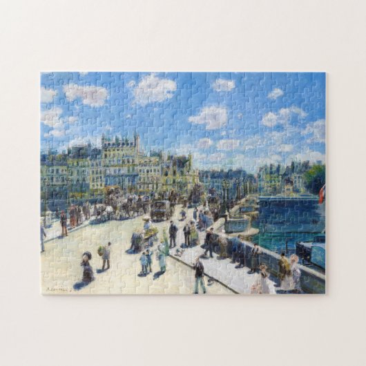 Le Pont-Neuf, Paris Pierre Auguste Renoir schilder Legpuzzel (Horizontaal)