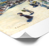 Le Pont-Neuf, Paris Pierre Auguste Renoir schilder Poster (Hoek)