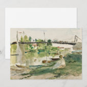 Le Pont sur l’Oise | Berthe Morisot (Voorkant / Achterkant)