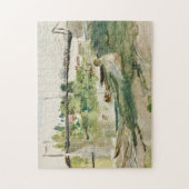 Le Pont sur l’Oise | Berthe Morisot Legpuzzel (Verticaal)