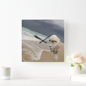 Le Porge3, Nouvelle Aquitaine, Frankrijk. Vierkante Klok (Huis)