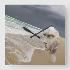 Le Porge3, Nouvelle Aquitaine, Frankrijk. Vierkante Klok