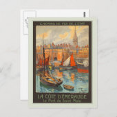 Le Port de Saint-Malo Briefkaart (Voorkant / Achterkant)