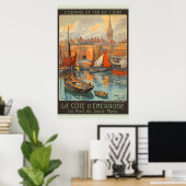 Le Port de Saint-Malo Poster (Thuiskantoor)