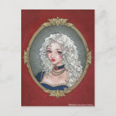Le Portrait de La Vampiresse Gothic Briefkaart (Voorkant)