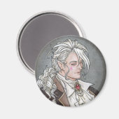 Le Portrait Du Vampire Gotische Magneet (Voorkant / Achterkant)