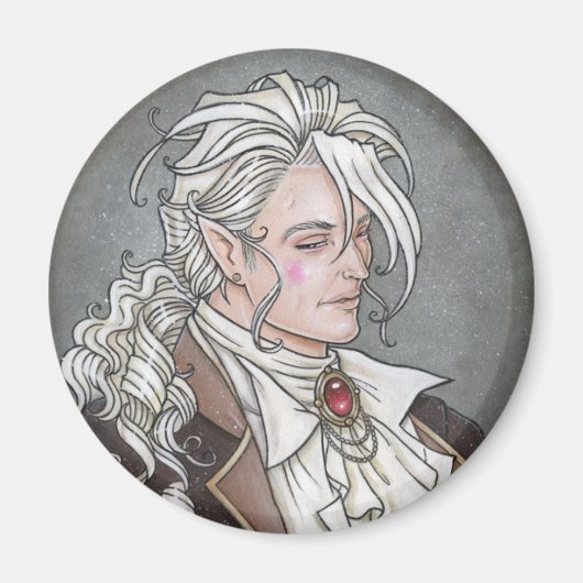 Le Portrait Du Vampire Gotische Magneet (Voorkant)