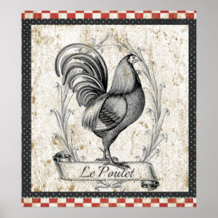 Le Poulet  Chicken Poster
