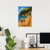 Le Pradet, Frankrijk – Oude Reisposter Poster (Thuiskantoor)