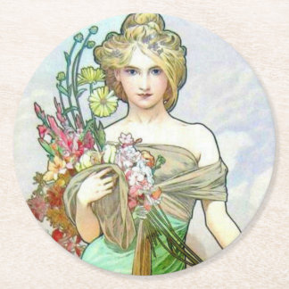 Le Printemps c1895 Ronde Kartonnen Onderzetter