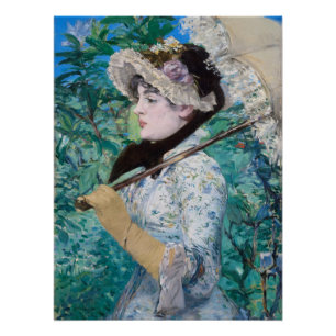 Le Printemps Édouard Manet Impressionist Painting Poster