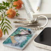 Le Printemps Édouard Manet Impressionist Painting Sleutelhanger (Voorkant Rechts)