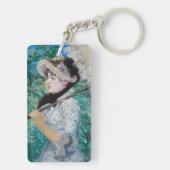 Le Printemps Édouard Manet Impressionist Painting Sleutelhanger (achterkant)
