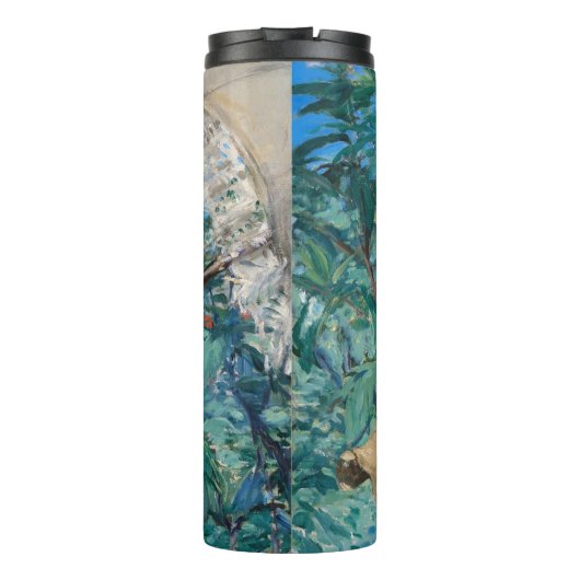 Le Printemps Édouard Manet Woman Portrait Monogram Thermosbeker (Achterkant)