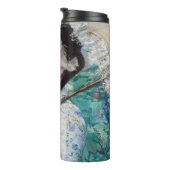 Le Printemps Édouard Manet Woman Portrait Monogram Thermosbeker (Geroteerd rechts)