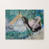 Le Printemps Manet Impressionist Art Painting Legpuzzel (Horizontaal)