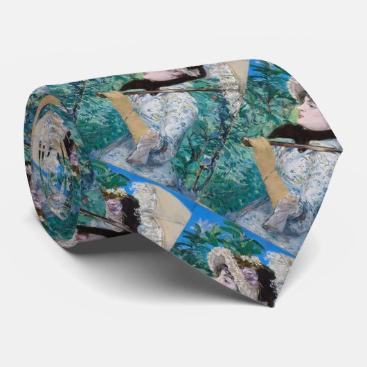 Le Printemps Manet Schilderij stropdas (Opgerold)