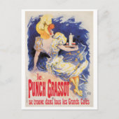 Le Punch Grassot  Drink en kunst van wijn Briefkaart (Voorkant)