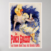 Le Punch Grassot  Drink en kunst van wijn Poster (Voorkant)