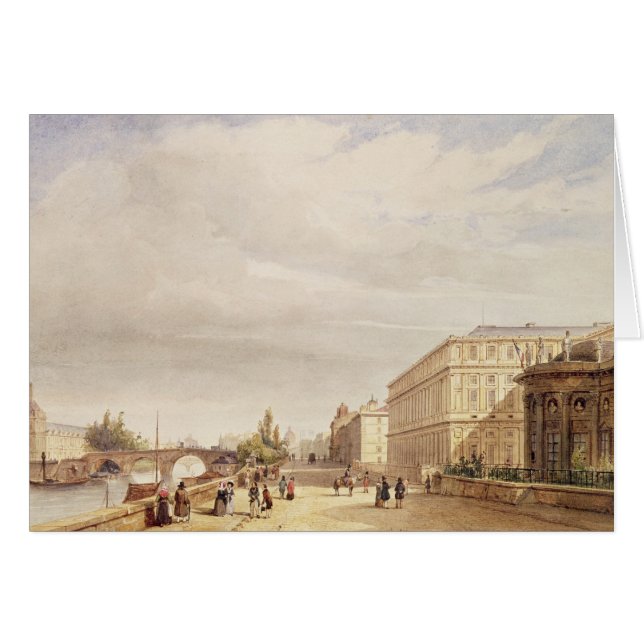 Le Quai d'Orsay, 1839 (Voorkant Horizontaal)