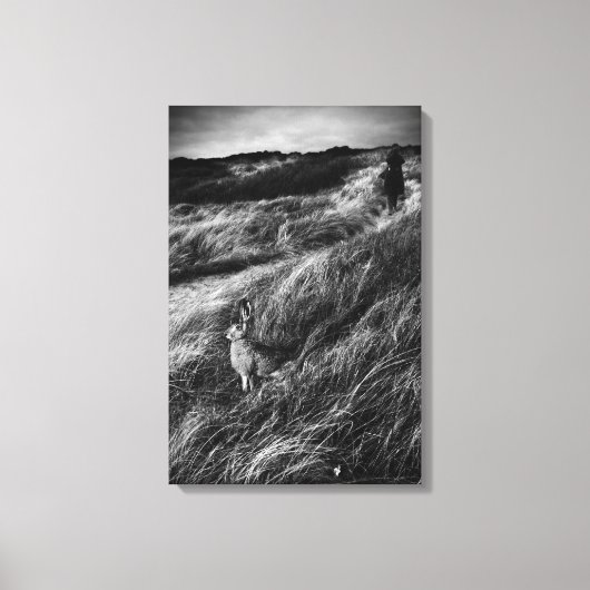 Le Rendez-vous d'Alice Wonderland foto van mooie k Canvas Afdruk (Voorkant)