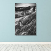 Le Rendez-vous d'Alice Wonderland foto van mooie k Canvas Afdruk (Insitu (Houten vloer))