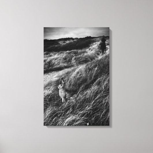 Le Rendez-vous d'Alice Wonderland foto van mooie k Canvas Afdruk (Voorkant)