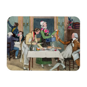 Le Restaurant, café. door Rodwell en Martin, 1820 Magneet