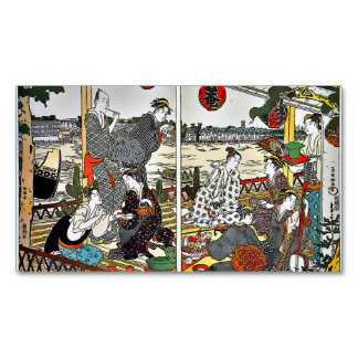 Le Restaurant Shikian, version Comics Magnetisch Visitekaartje