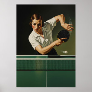 LE REVERS RAPIDE (De snelle backhand) Poster