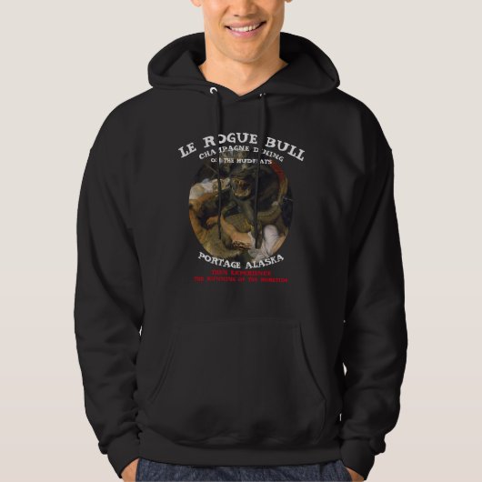Le Rogue Bull Champagne Dining on the Mudflats Hoodie (Voorkant)