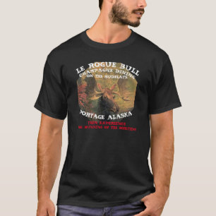 Le Rogue Bull Champagne Dining on the Mudflats T-shirt